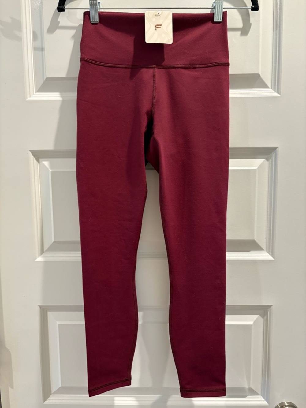 Fabletics High-Rise Maroon Leggings